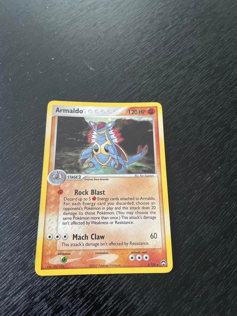 Pokémon Kaart Armaldo 120 HP (2007), Ophalen of Verzenden, Gebruikt, Losse kaart