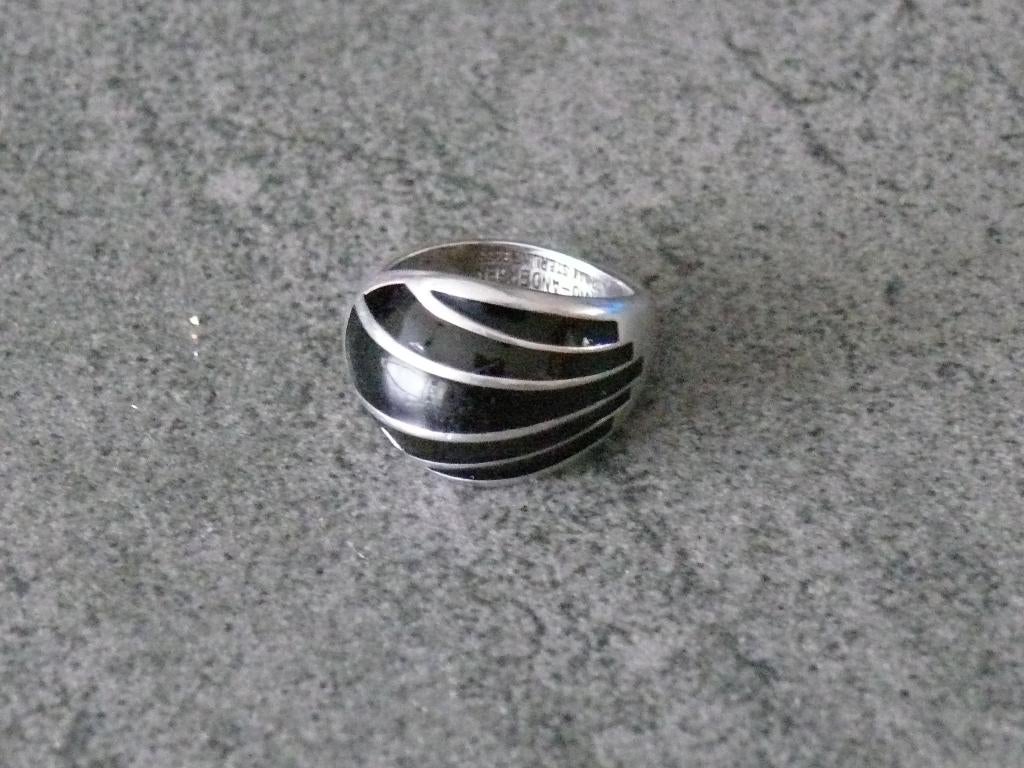 David Andersen, design ring. vintage. gesigneerd, ajustable, Ophalen of Verzenden, Zo goed als nieuw, 17 tot 18, Dame