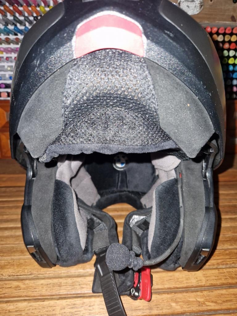 BMW systeemhelm met origineel ingebouwde bluetooth, mt 54/55, Ophalen of Verzenden, Tweedehands, Systeemhelm, Overige merken