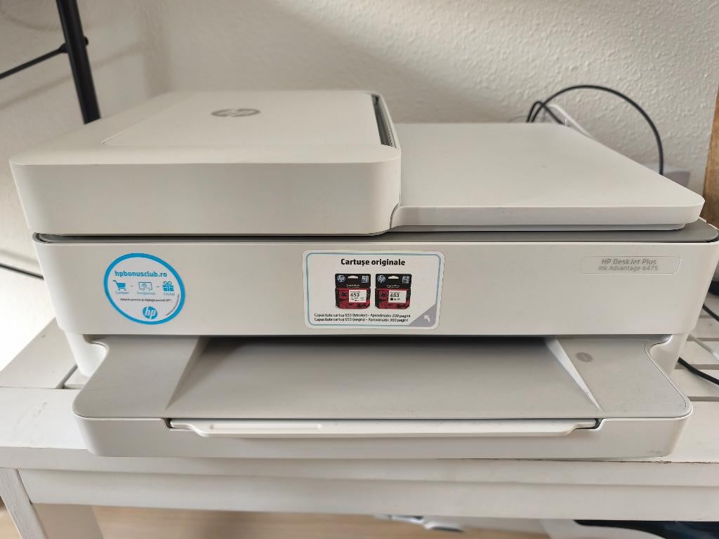HP Deskjet plus Ink Advantage 6475, Computers en Software, Printers, Ophalen, Gebruikt, Inkjetprinter, All-in-one