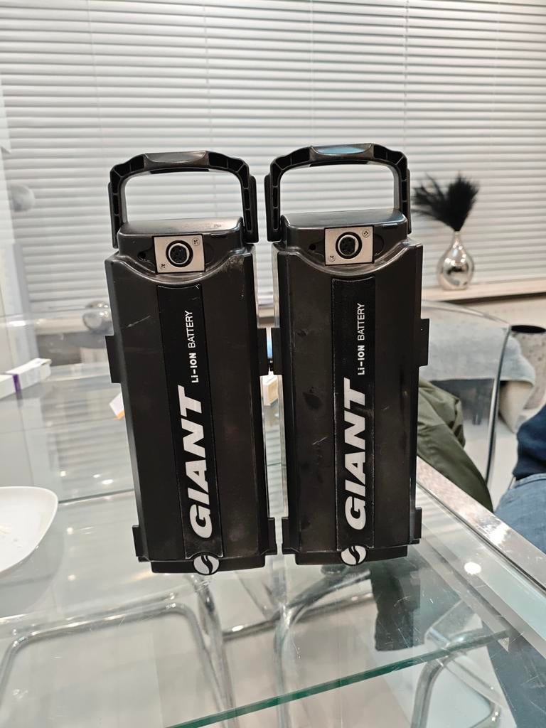 Giant Li-Ion E-bike Accu's 1 voor 120 2 voor 240, Ophalen of Verzenden, Gebruikt