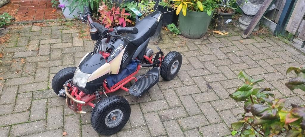 Kinder quad Nitro Motors zonder sleutel, Ophalen of Verzenden