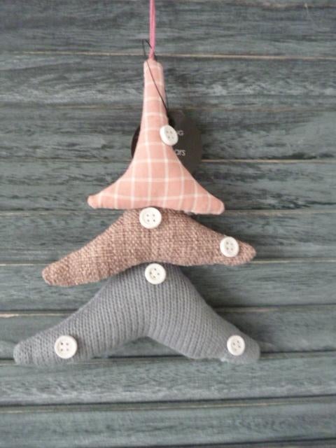 Kerst hanger stof kerstboom, Diversen, Kerst, *, *, Nieuw, Ophalen of Verzenden