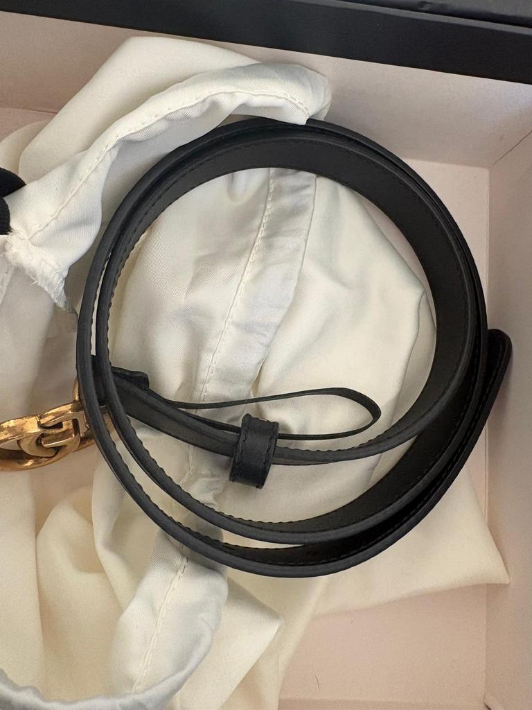 Gucci riem vrouwen, Ophalen, Nieuw, Zwart, Minder dan 80 cm
