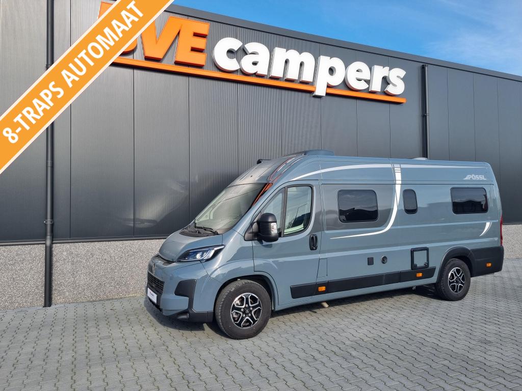 Pössl Roadcruiser 640 Automaat Lengtebed, Caravans en Kamperen, Buscamper of Camperbus, Fiat, Pössl, Tot en met 2