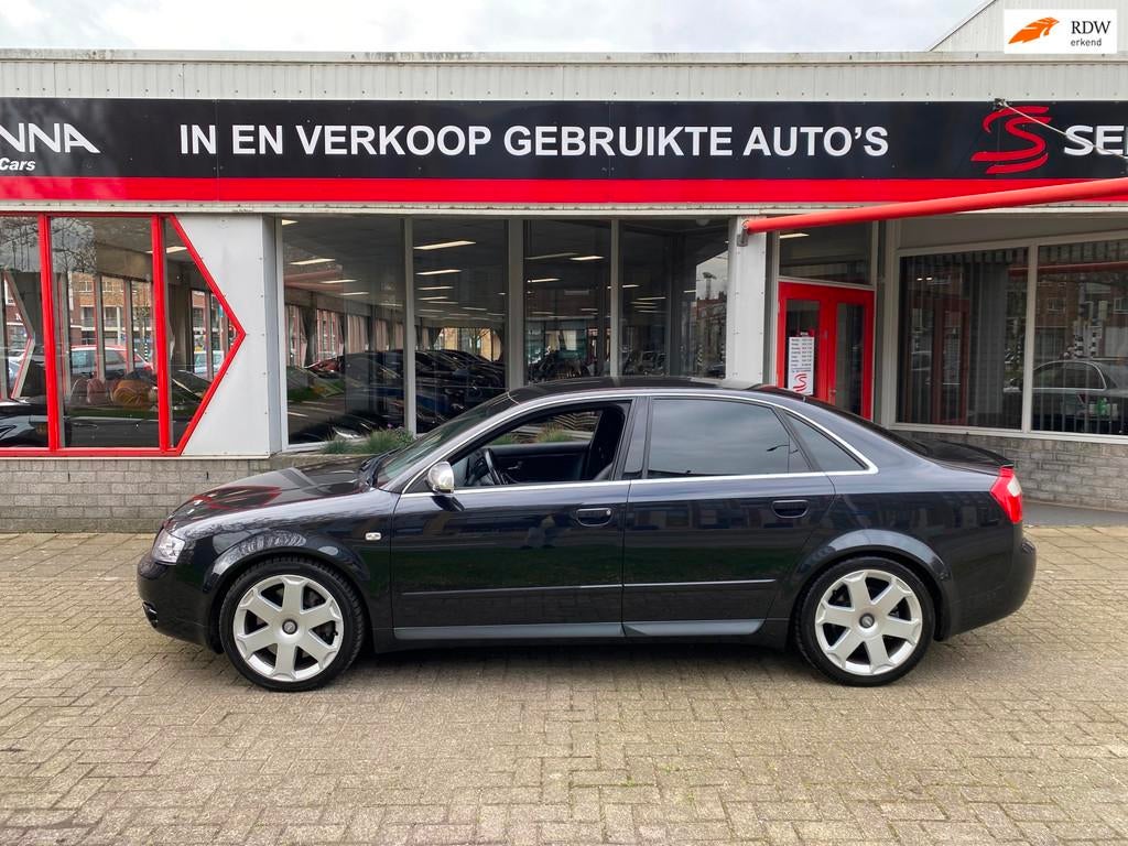 Audi S4 4.2 V8 Quattro Automaat ! ZEER MOOI ! - Inruil Mog, Automaat, Gebruikt, Zwart, Leder
