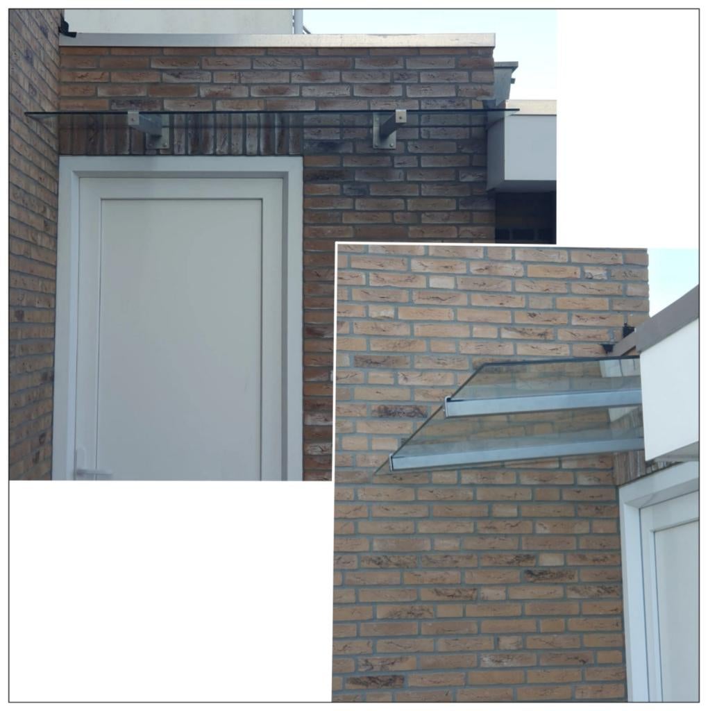 Luifel, deurluifel, overkapping, afdak RVS/Glas op maat., Ophalen of Verzenden, Nieuw, Overige typen