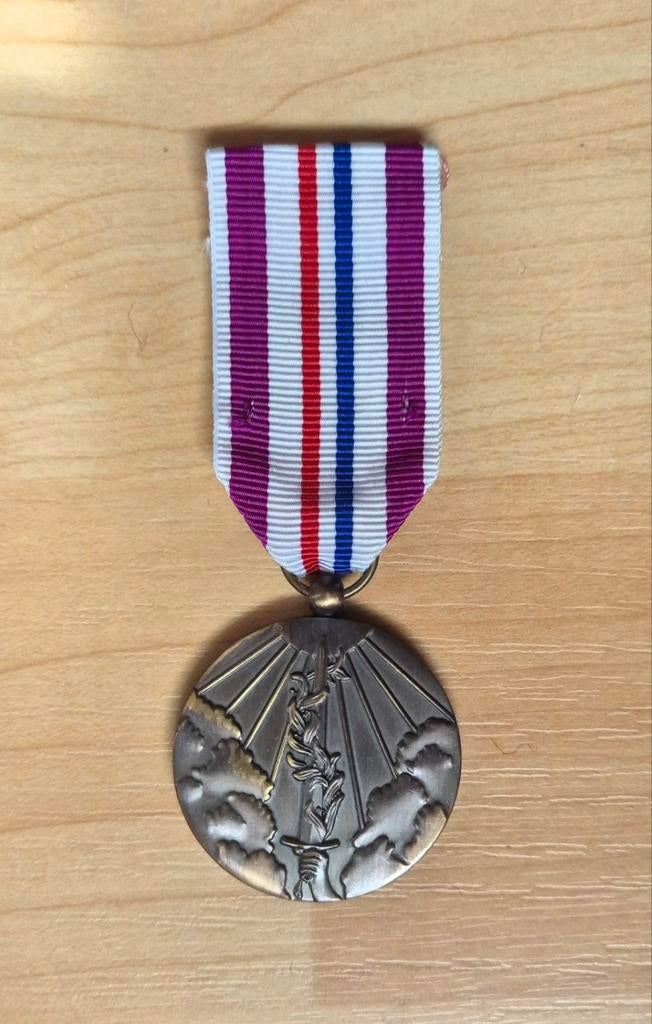 Militaire HVO medaille Nederland., Verzamelen, Militaria | Algemeen, Verzenden, Landmacht, Nederland, Lintje, Medaille of Wings