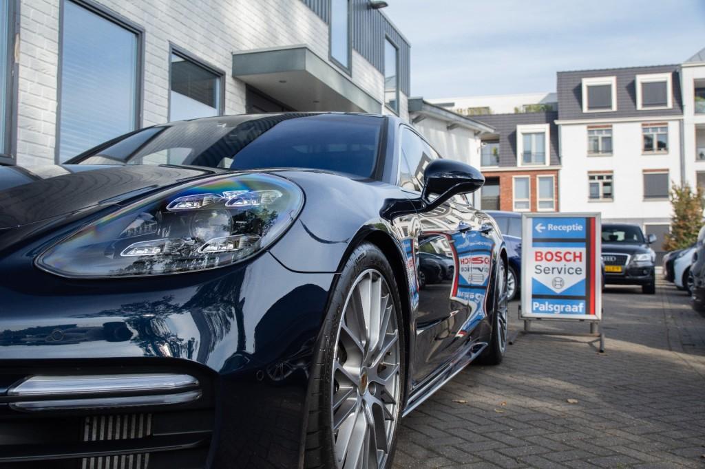Porsche PANAMERA SPORT TURISMO 2.9 4 E-HYBRID Platinum Sport, Gebruikt, Euro 6, Met garantie (alle), Blauw