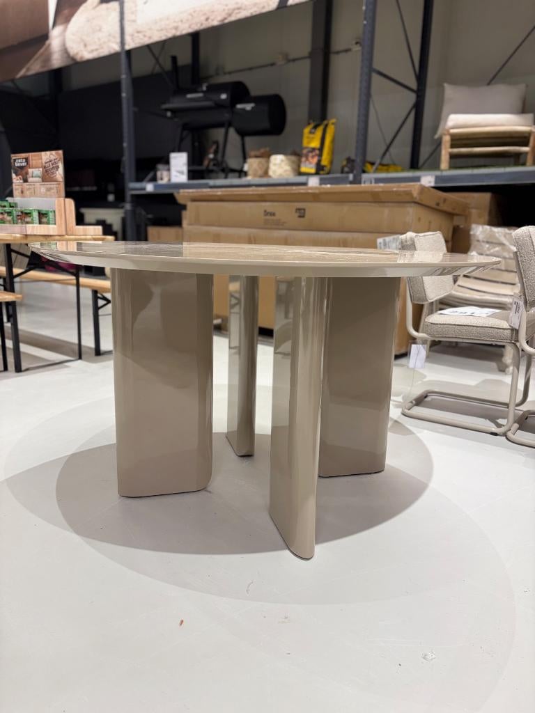 Eettafel Ivy | UITVERKOOP, Kunststof, Rond, Nieuw, Ophalen of Verzenden