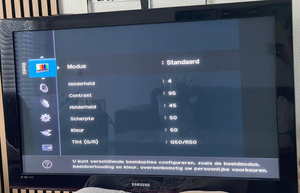 Samsung Plasma Tv 42 inch-PS42C450B1W, Ophalen, Gebruikt, Samsung