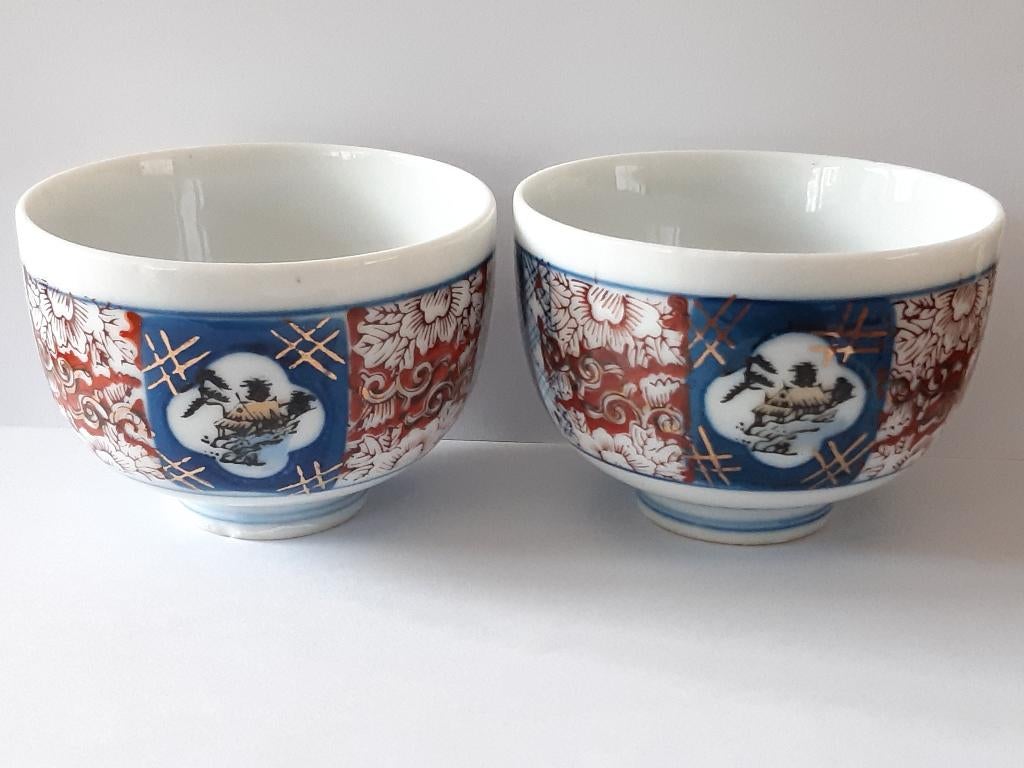 2 Japans porseleinen Imari kommen, Verzenden