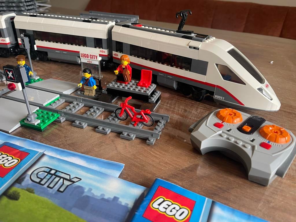 Lego City Trein 60051, Lego, Ophalen of Verzenden, Complete set, Inclusief instructies