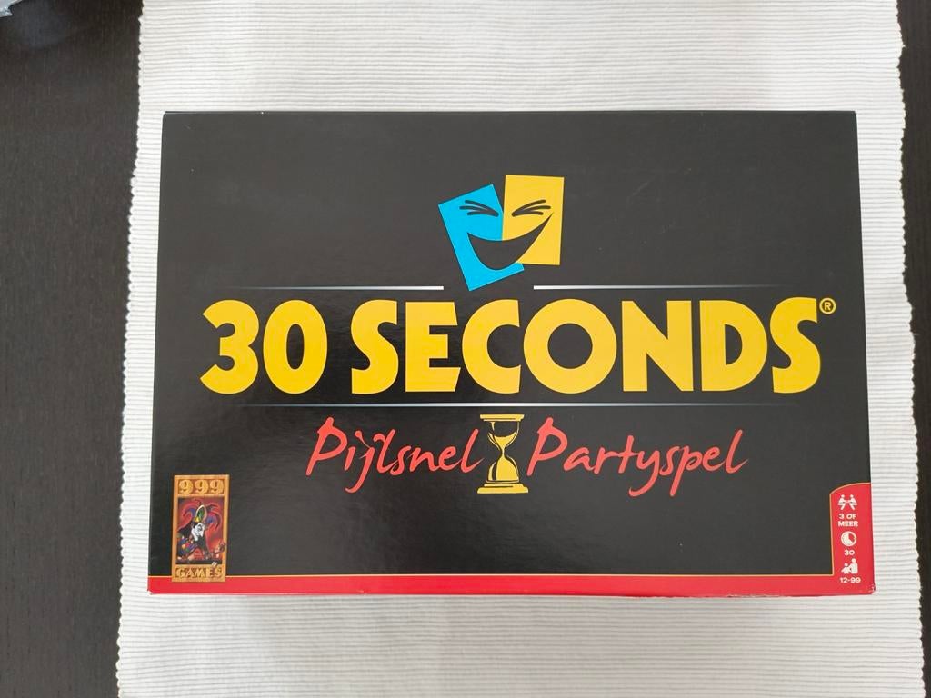 30 seconds Partyspel, Drie of vier spelers, Ophalen of Verzenden, Nieuw, 9999 Games