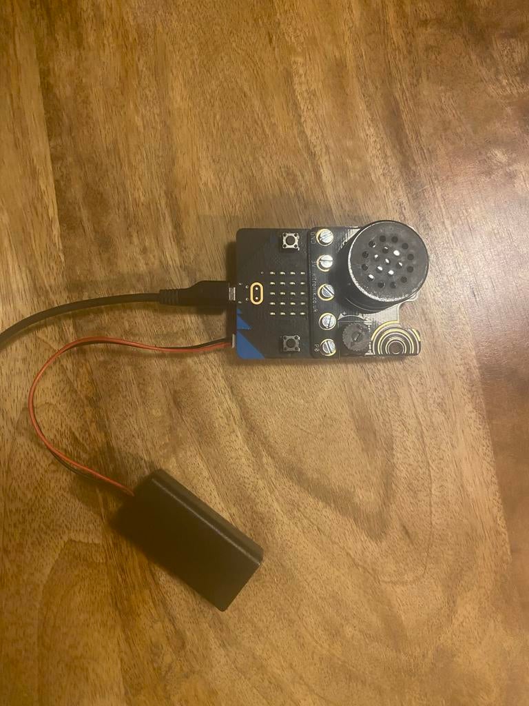 Microbit met luidspreker en batterijhouder, Ophalen of Verzenden, Gebruikt