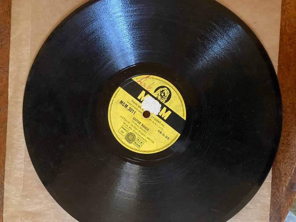 Antieke 78 toeren Bakeliet LP - Columbia & MGM, Ophalen of Verzenden, Gebruikt, 10 inch