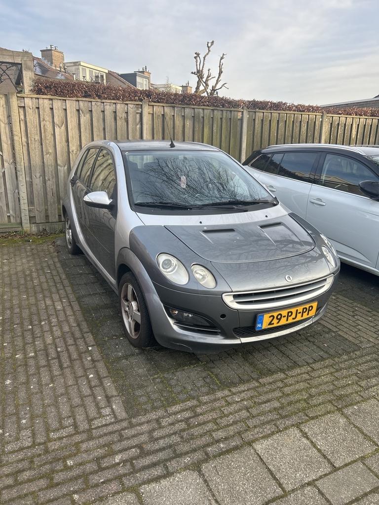 Smart ForFour 1.1 2004 Grijs, Auto's, Smart, Voorwielaandrijving, Stof, Origineel Nederlands, Handgeschakeld
