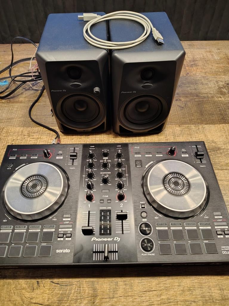 Pioneer DJ DDJ-SB3 DJ-controller met Pioneer DM-40 speakers, Ophalen