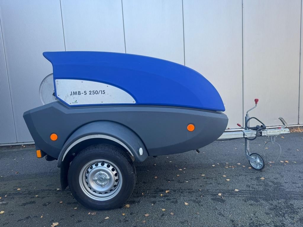 DIBO JMB-S 250/15 hogedruktrailer 2019 stoom, Doe-het-zelf en Verbouw, Reinigingsmachines, Ophalen of Verzenden, Zo goed als nieuw