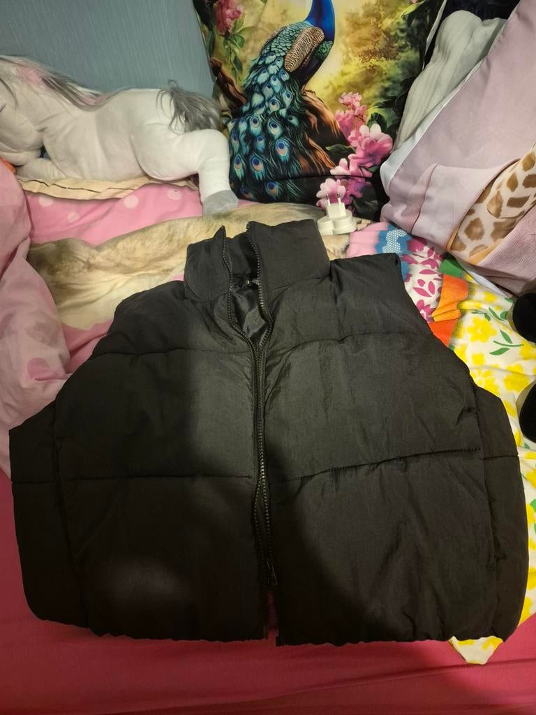 Zwarte bodywarmer van H&M, Kleding | Dames, Bodywarmers, Maat 38/40 (M), H&M, Zwart, Ophalen of Verzenden