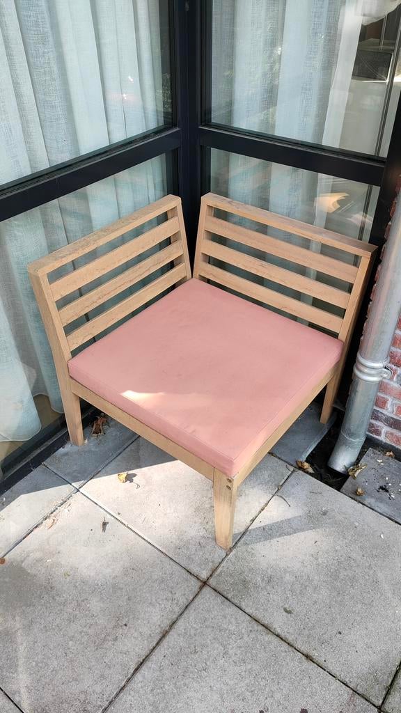 Tuinstoel terracotta/roze van sklum, Ophalen, Gebruikt, Hout