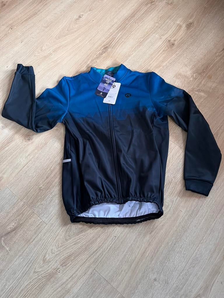 Rogelli Sphere heren fietsjack - blauw - 2XL - nieuw, Fietsen en Brommers, Fietsaccessoires | Fietskleding, Nieuw, Ophalen of Verzenden