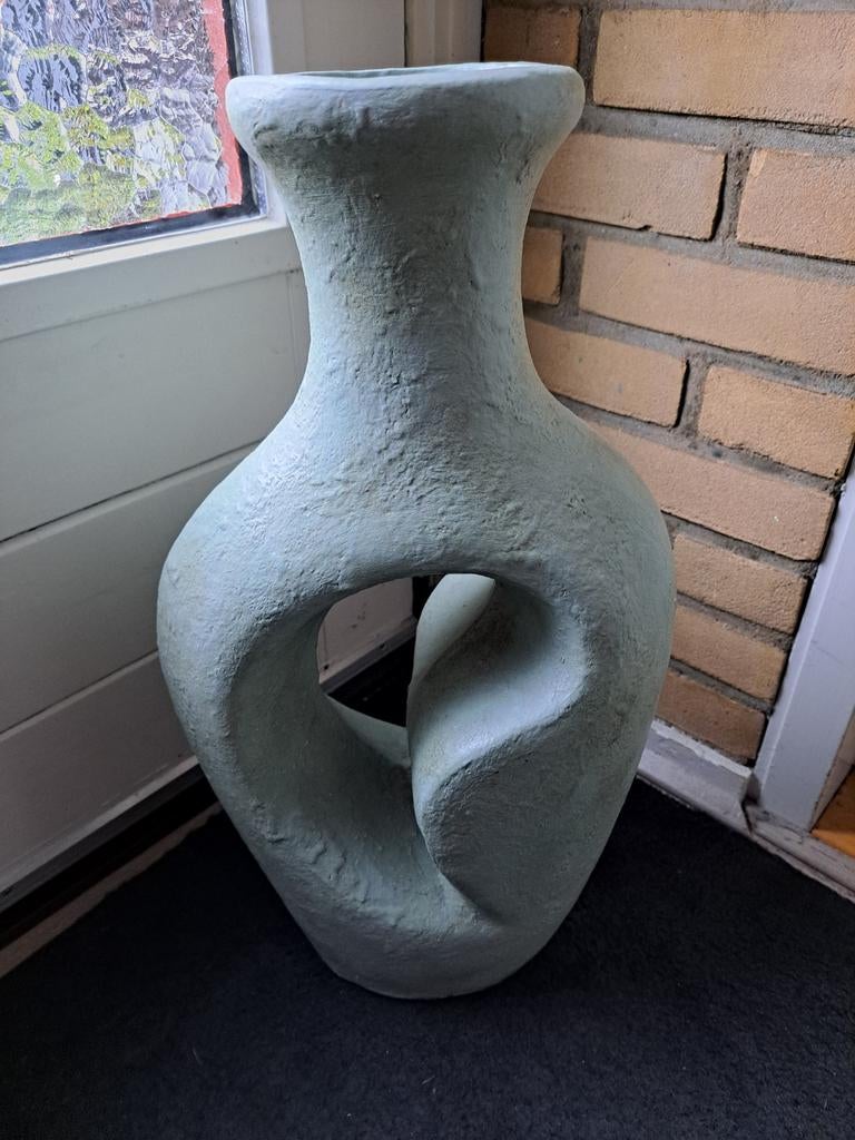 Mooie super grote hoge vaas zgan, Ophalen, Zo goed als nieuw