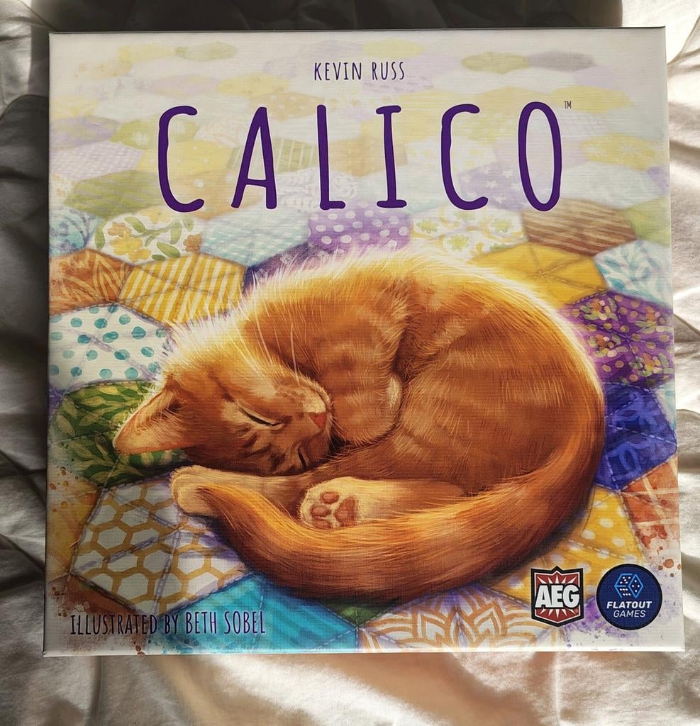Calico bordspel - Zo goed als nieuw, Een of twee spelers, Ophalen of Verzenden, Zo goed als nieuw, AEG/Flatout Games