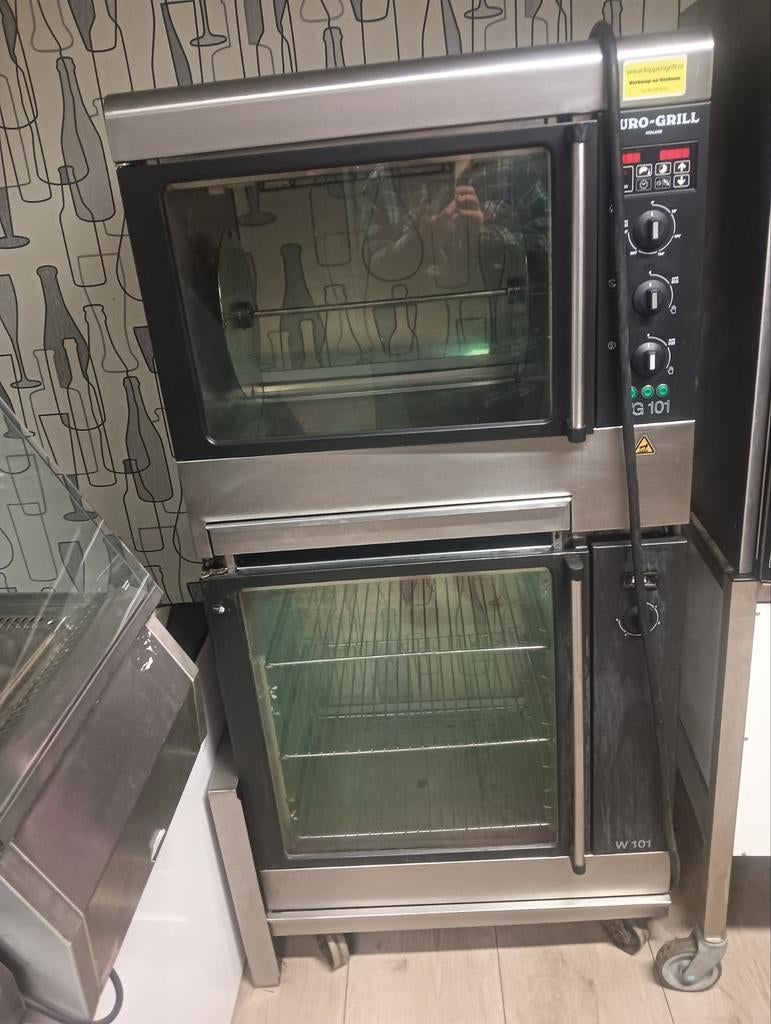 Kippengrillen,kippengrill+warmhoudvitrine,frijado,ubert, Ophalen of Verzenden