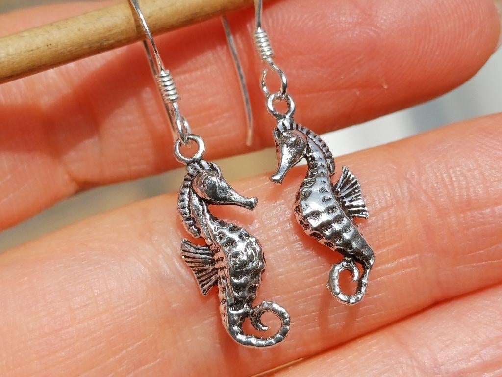 Vanoli 925 zilveren zeepaard zeepaardjes see horse oorbellen, Hangers, Vanoli, Amsterdam, Nieuw