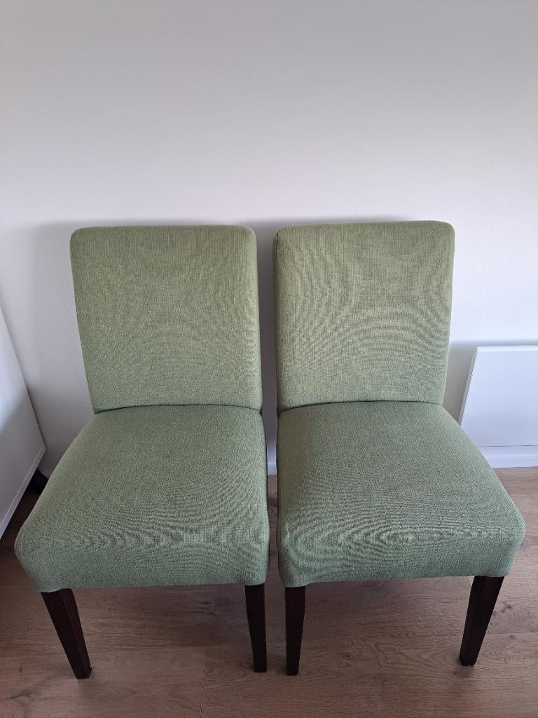 Eetkamerstoel In.House - 6 stuks - Groen, Ophalen, Gebruikt, Overige kleuren, Stof