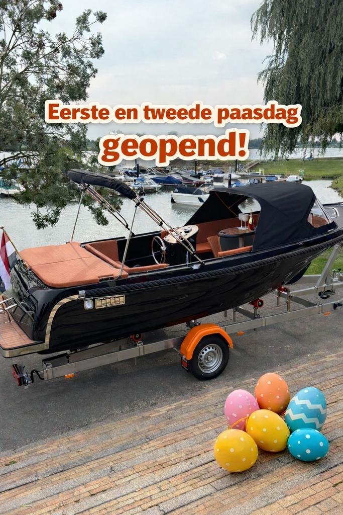 Maassloep 590 honda 20pk luxe opties NIEUW pasen geopend