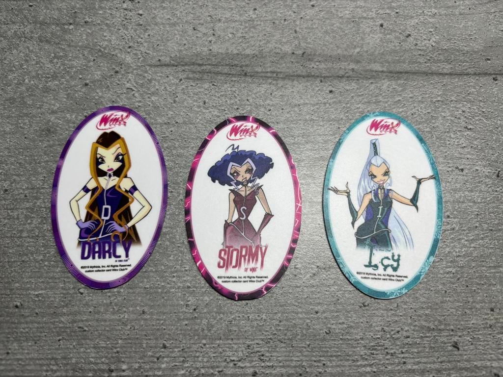3 Winx Club Trix kaarten Mattel Witty Simba Jakks pop, Ophalen of Verzenden, Nieuw, Pop