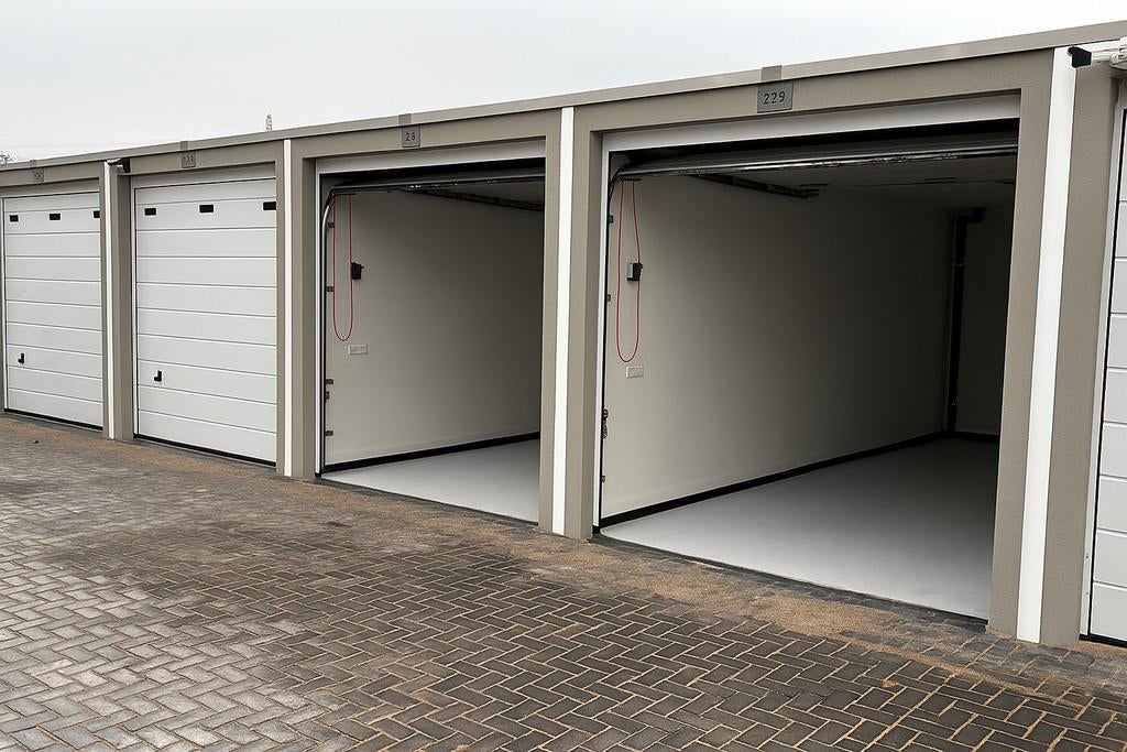 Tiel - 2x geschakelde garageboxen TE HUUR! (Korting!)
