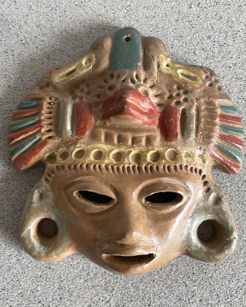 Masker Azteken Mexico vogel, Ophalen of Verzenden