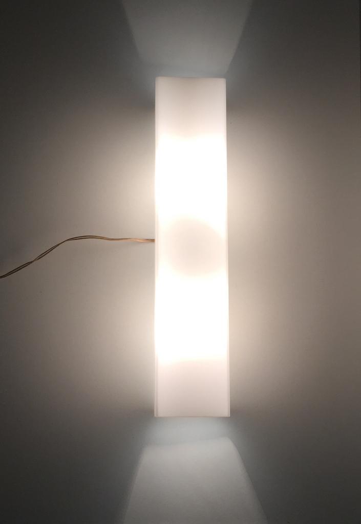 Staff opaline wall lamp 60s old stock silence of the lamps, Ophalen of Verzenden, Zo goed als nieuw, Glas, Mid century modern vintage design