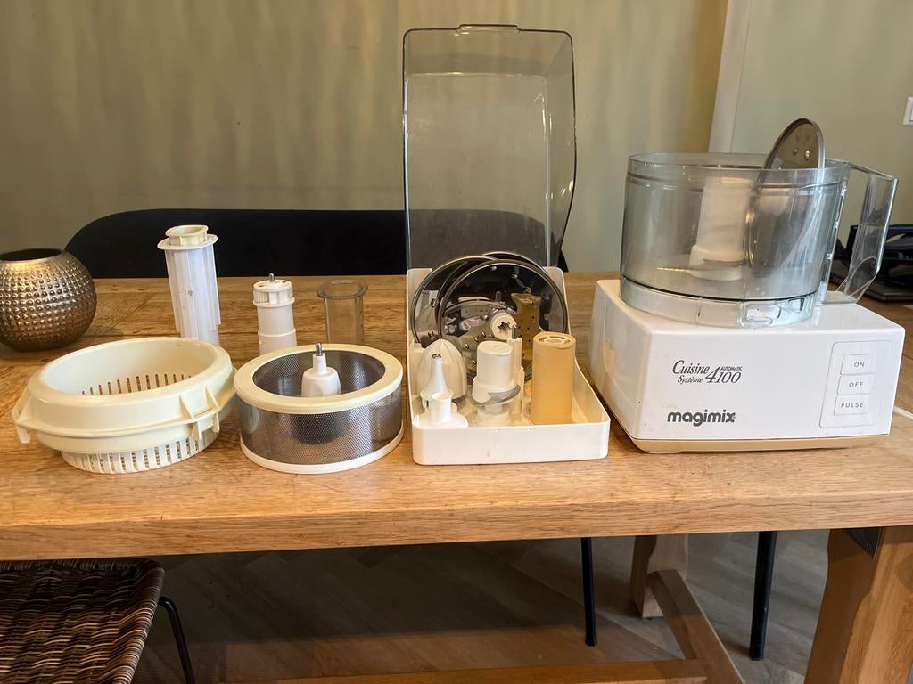 Magimix Cuisine Système 4100 Foodprocessor - Werkt goed, Ophalen of Verzenden, Gebruikt