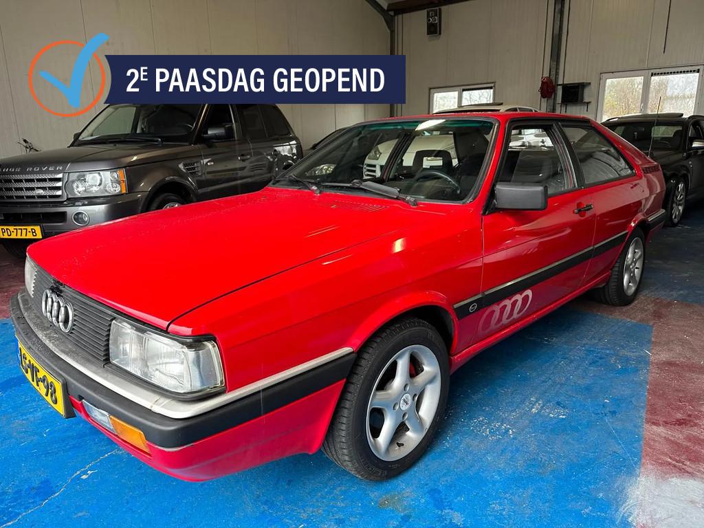 Audi Coupé 2.2 GT 5-Cilinder H5 1986 Rood APK 2026, 136 pk, 2226 cc, Bedrijf, Handgeschakeld