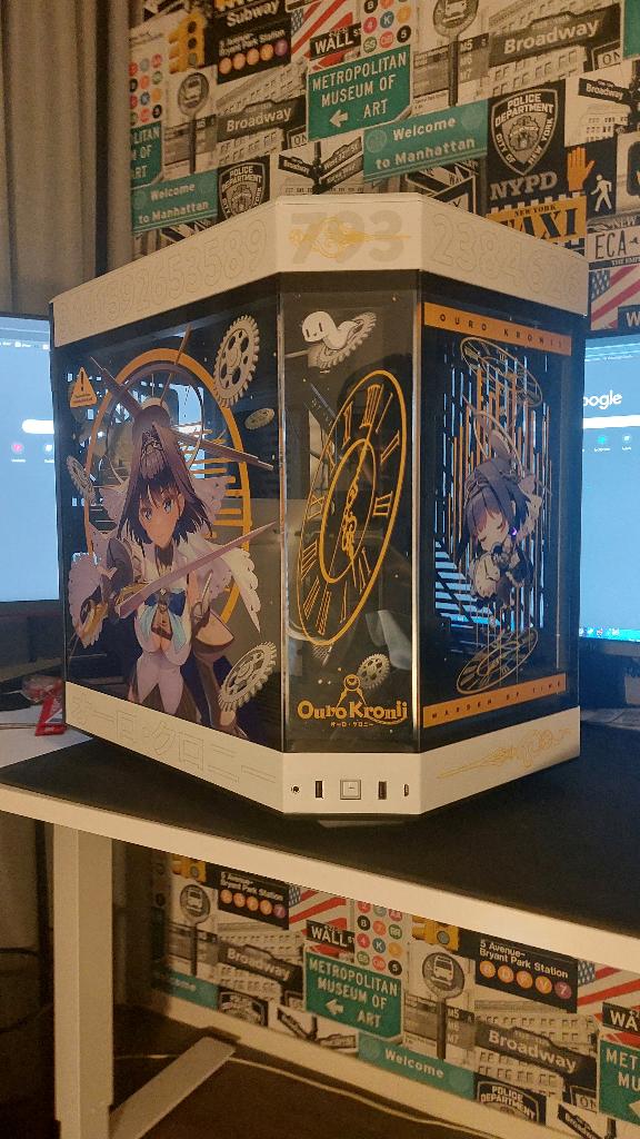 Limited edition Hololive Ouro Kronii HYTE Y60 PC Case, Computers en Software, Computerbehuizingen, Ophalen, Nieuw