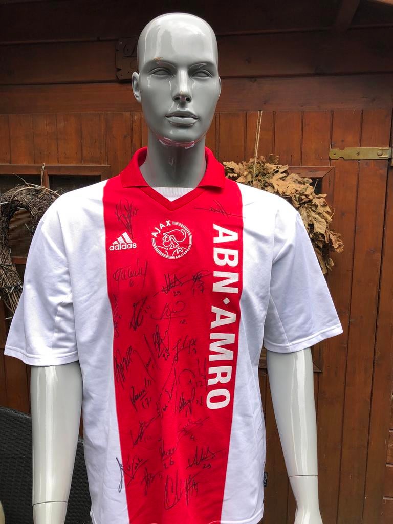 Gesigneerd Ajax Thuisshirt - Uniek Collectors Item, Verzamelen, Ophalen of Verzenden, Zo goed als nieuw, Ajax, Shirt