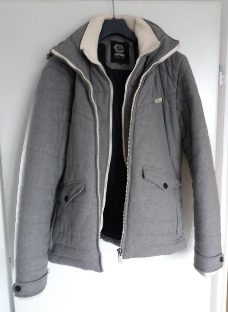 Capsize winterjas - Maat L - Grijs - zeer mooie staat, Kleding | Heren, Maat 52/54 (L), Ophalen of Verzenden, Zo goed als nieuw