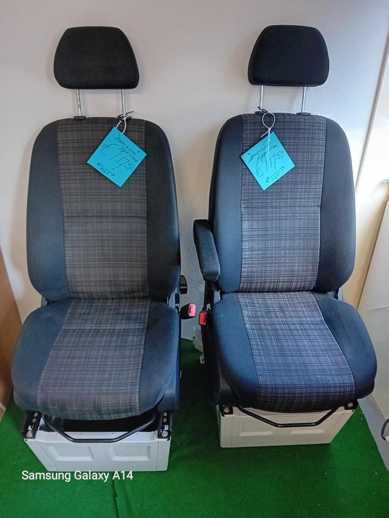 Mercedes sprinter set met armlegger en hoogte verstelling, Ophalen