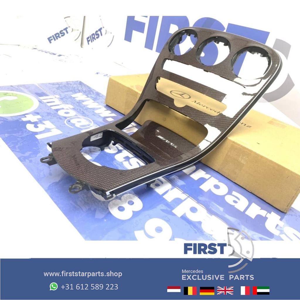 W205 C63 S AMG Edition 1 CARBON middenconsole / MB C Klasse, Auto-onderdelen, Dashboard en Schakelaars, Gebruikt, -, Ophalen of Verzenden