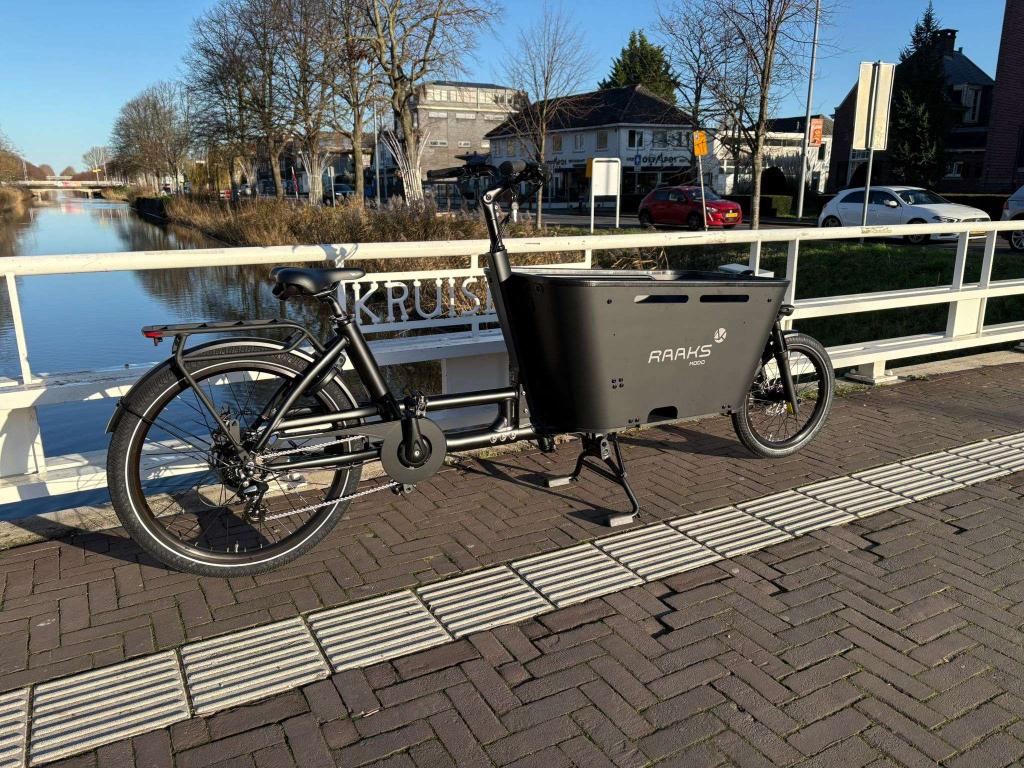 Fietshokje Hoofddorp: Raaks Modo Elektrische bakfiets NIEUW!, Fietsen en Brommers, 4 kinderen of meer, Huif, Niet ingevuld, Nieuw