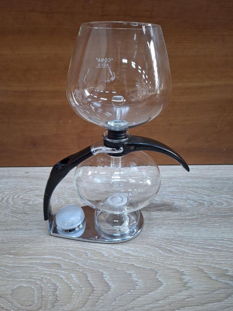 CONA 'Size D-Genius All-Glass' vacuüm koffiezetapparaat, Witgoed en Apparatuur, Koffiezetapparaten, Overige modellen, Onbekend