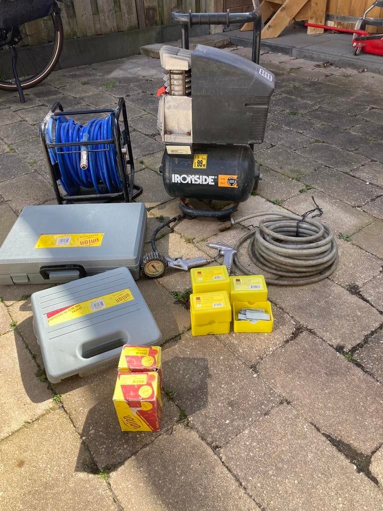 Compressor Ironside incl….., Ophalen of Verzenden