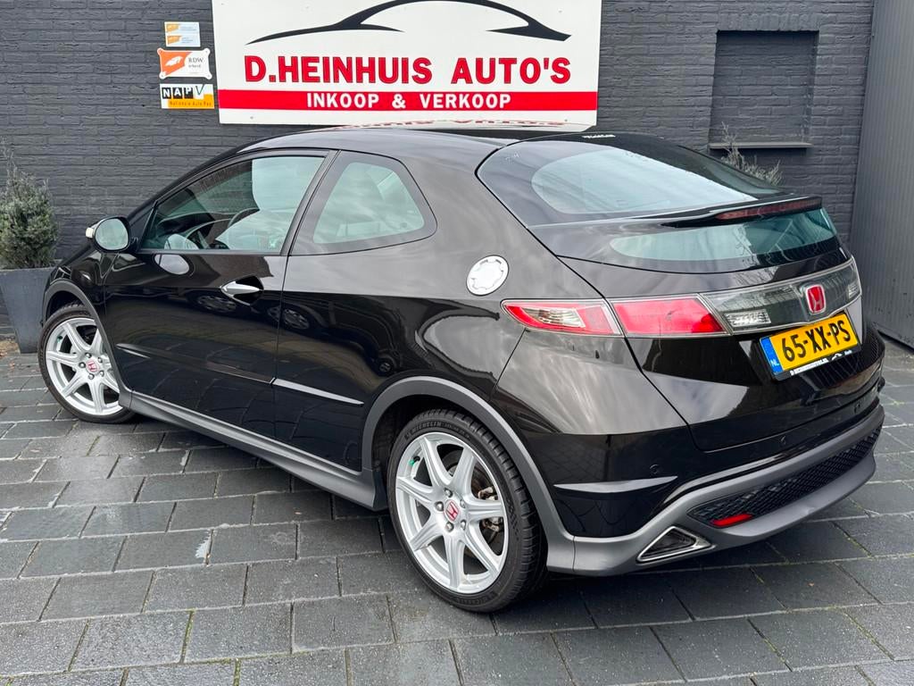 Honda Civic 1.8 Type S Advantage *ZEER NETJES*, Auto's, Honda, Voorwielaandrijving, Gebruikt, Zwart, 4 cilinders