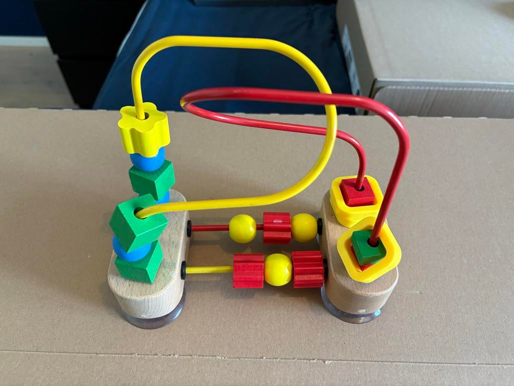 Kralen speelgoed voor baby's met zuignappen, Ophalen of Verzenden, Gebruikt, Overige typen