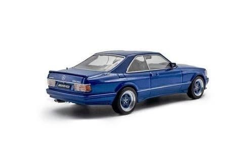Mercedes Benz 560 SEC AMG Widebody, blauw - 1:43 - Solido, Solido, Solido, Rue de L' Ecusson 2, 56120 Josselin France, Nieuw
