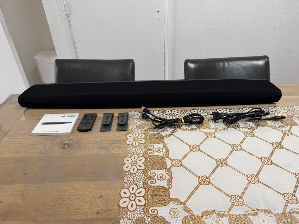 heos  soundbar ingebouwde subwoofer 5xhdmi arc, Audio, Tv en Foto, Soundbars, Ophalen of Verzenden, Zo goed als nieuw